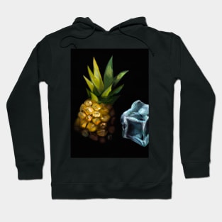 Pineapple and ice cubes Hoodie